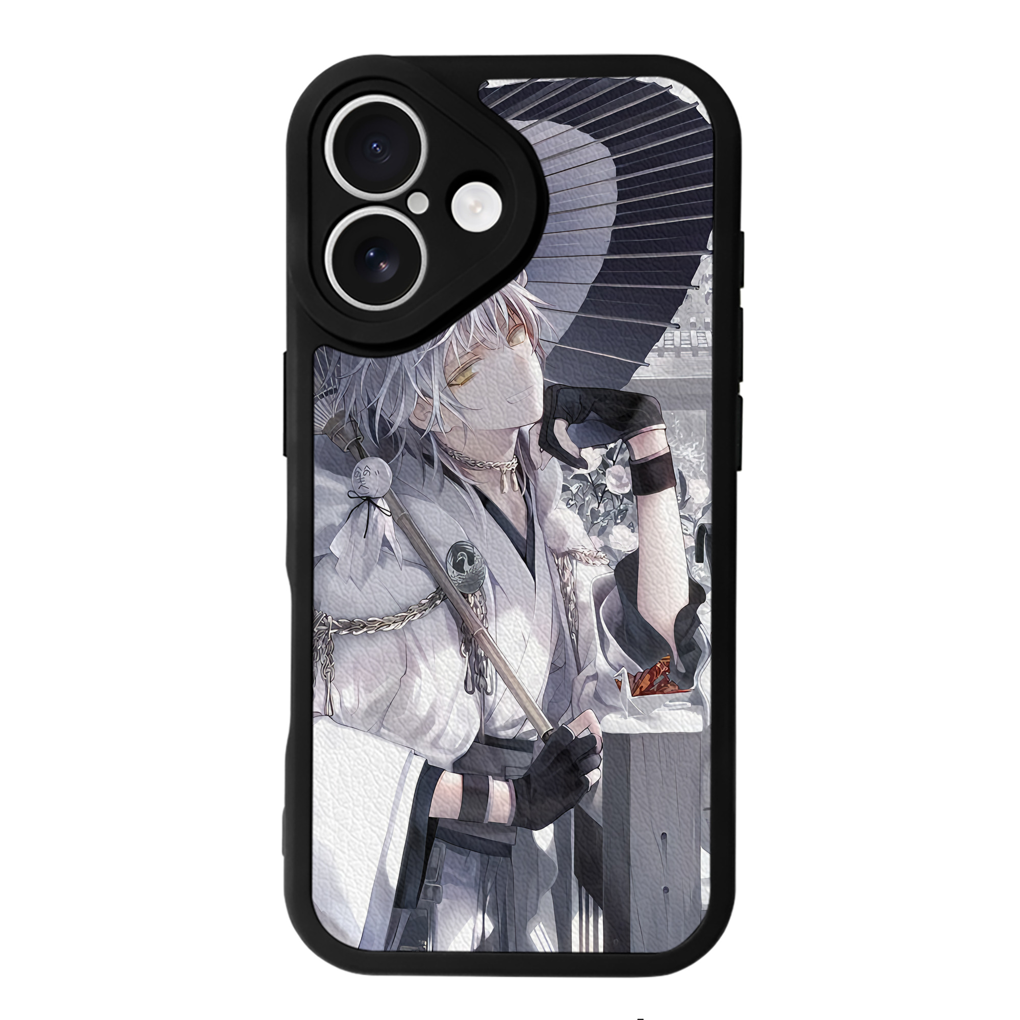 （画像用） 刀剣乱舞 Touken Ranbu 【iPhone 16シリーズ対応】シリコンスマホケース（レザー調） 材質：シリコン
